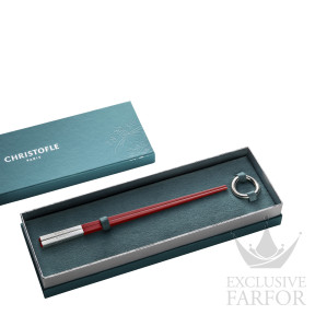 04222733 Christofle Японские палочки - Uni "Посеребрение" Палочки для суши с подставкой "Красный", 2шт.