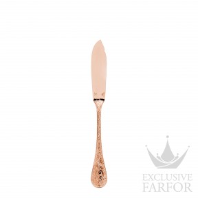 02226020 Christofle Jardin d'Eden "Серебро + сплошная розовая позолота" Нож для рыбы 20см