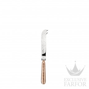 02226028 Christofle Jardin d'Eden "Серебро + сплошная розовая позолота" Нож для сыра 21см