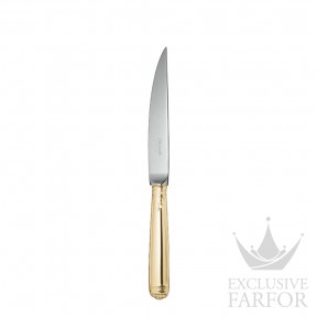 00818030 Christofle Malmaison "Посеребрение + сплошная позолота" Нож для стейков 24,5см