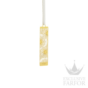 04750000 Christofle Malmaison Impériale "Металл + золото" Закладка "Rosette" 10,5см