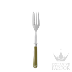 00120007 Christofle Talisman Green "Посеребрение" Сервировочная вилка 26см
