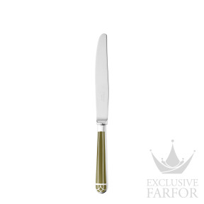 00120009 Christofle Talisman Green "Посеребрение" Столовый нож 25см