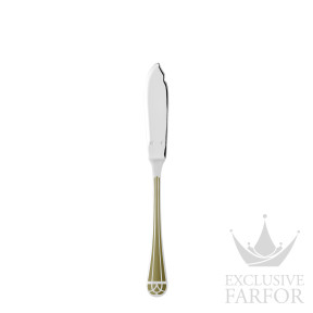 00120020 Christofle Talisman Green "Посеребрение" Нож для рыбы 20см