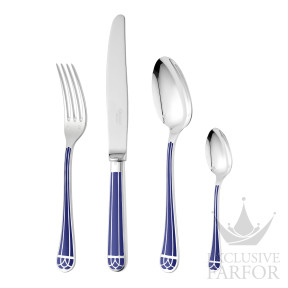 00123199 Christofle Talisman Royal Blue "Посеребрение" Набор столовых приборов на 12 персон, 48 предметов