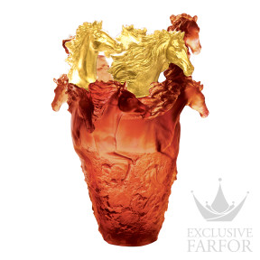Ваза "Янтарный, золотой" 50см
