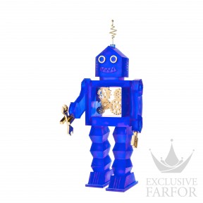 05573 Daum Kriki (Лимитированная серия на 99 пред.) Статуэтка "Робот Даумот 163 - синий, золотой" 42см
