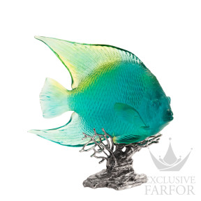 Статуэтка "Рыба-ангел - синий, желтый" 32,7см