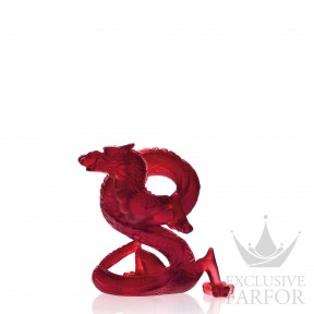 03437-2 Daum Dragon (Лимитированная серия на 88 пред.) Статуэтка "Дракон - красный" 13см