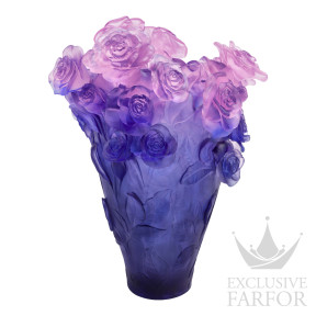 Ваза "Синий, розовый, фиолетовый" 53см