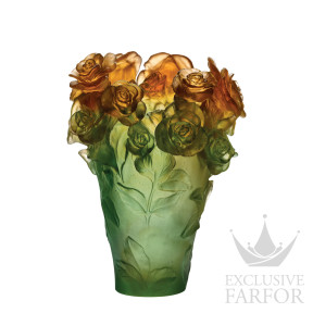 Ваза "Оранжевый, зеленый" 35см