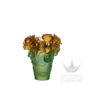 Ваза "Оранжевый, зеленый" 17см