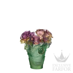 Ваза "Розовый, зеленый" 17см