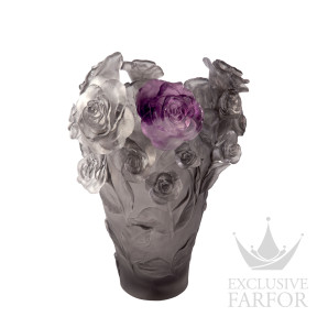 Ваза "Серый, фиолетовый" 35см