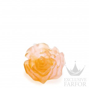 05800 Daum Rose Royal Статуэтка "Цветок - янтарный" 13см