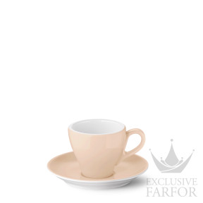 S2014000064 Dibbern Solid Color - Peach Чашка эспрессо с блюдцем 0,09л