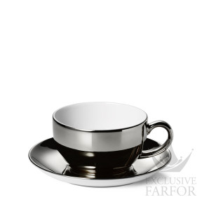 S2010800071 Dibbern Solid Color - Platin Чашка кофейная с блюдцем 0,25л