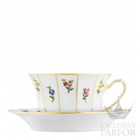 TA729251729 Furstenberg Grecque Mille Fleurs Чашка кофейная с блюдцем 0,20л