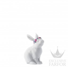 PL1904126051 Fürstenberg Статуэтки Цветные Статуэтка "Заяц Flora 2023" 11см