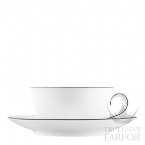 TA639155003 Furstenberg Wagenfeld Schwarze Linie Чашка чайная с блюдцем 0,20л