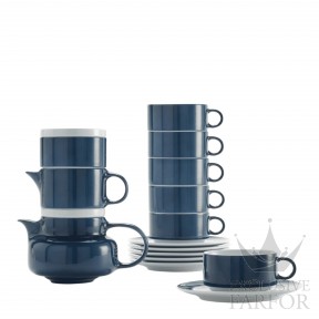 008RG00 FX6401LXGENG01723000  Colonna Blue Limited Re-edition Чайный сервиз на 6 персон, 15 предметов