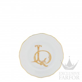 003RG00 FPT110LX0170M01720100  Corona Monogram Oro Brillante Тарелка десертная 17см