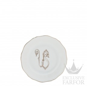 003RG00 FPT110LX0170M01720200  Corona Monogram Platino Тарелка десертная 17см