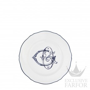 003RG00 FPT110LX0210M01720000  Corona Monogram Blue Cobalto Тарелка закусочная 21см
