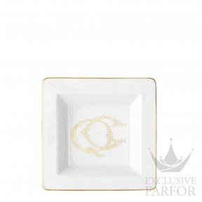 017RG02 FG6837LX0180M01720100  Corona Monogram Oro Brillante Чаша квадратная 18см