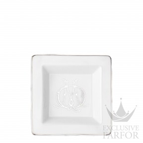 017RG02 FG6837LX0180M01720200  Corona Monogram Platino Чаша квадратная 18см