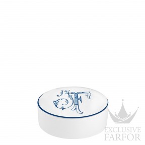 017RG02 FX5080LXM01720000  Corona Monogram Blue Cobalto Шкатулка 13,2см