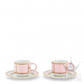 008RG00 FW4301LXGENG00134902  Diva Rosa Чашка эспрессо с блюдцем 0,08л, 2шт. 