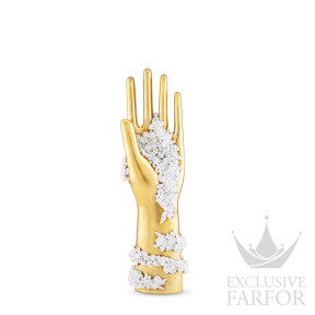 020RG00 FA6579010290G00176500  Mano Di Gio Ponti Статуэтка "Рука - цветочная (золотой)" 29см