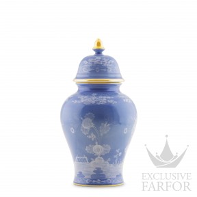 016RG02 FA5350010310G00124400  Oriente Italiano Pervinca Ваза с крышкой 31см