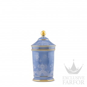 020RG00 FA652001G00124400  Oriente Italiano Pervinca Ваза с крышкой 20см