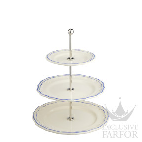 1540SEMU22 Gien Filet Bleu Этажерка 30см