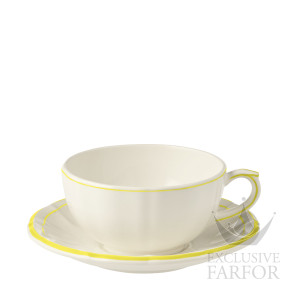 18332PTA26 Gien Filet Citron Чашка для завтрака с блюдцем 0,3л, 2шт.