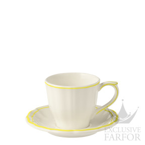 18332PTU49 Gien Filet Citron Чашка чайная с блюдцем 0,175л, 2шт.
