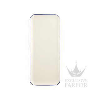 1541CPCA48 Gien Filet Cobalt Блюдо для пирога 36х15,5см