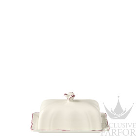 1831CBEU22 Gien Filet Pivoines Масленка 17,8х13,5см