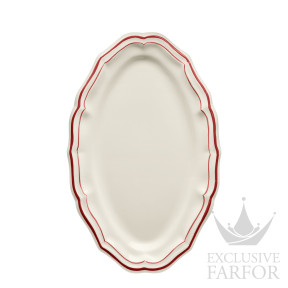 1830COV622 Gien Filet Rouge Блюдо овальное 41см