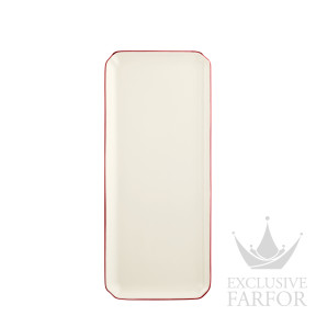 1830CPCA48 Gien Filet Rouge Блюдо для пирога 36х15,5см