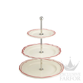 1830SEMU22 Gien Filet Rouge Этажерка 30см