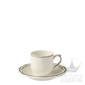 16922PTC26 Gien Filet Taupe Чашка эспрессо с блюдцем 0,085л, 2шт.