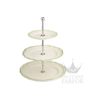 1645SEMU22 Gien Filet Vert Этажерка 30см