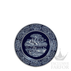 1849ADE550 Gien Les Depareillees Bleu Тарелка закусочная 22см