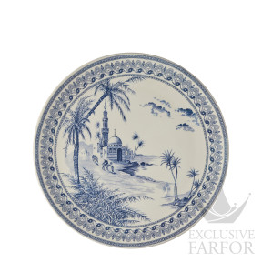 1849BPGB03 Gien Les Depareillees Bleu Блюдо для пирога круглое 30см