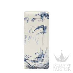 1849CPCA01 Gien Les Depareillees Bleu Блюдо для пирога 36х15,5см