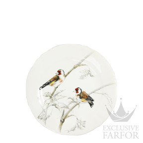 1854ADE126 Gien Les Oiseaux De La Foret Тарелка закусочная 23,2см