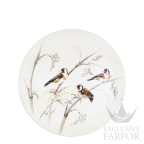 1854BPGB03 Gien Les Oiseaux De La Foret Блюдо для пирога круглое 30см